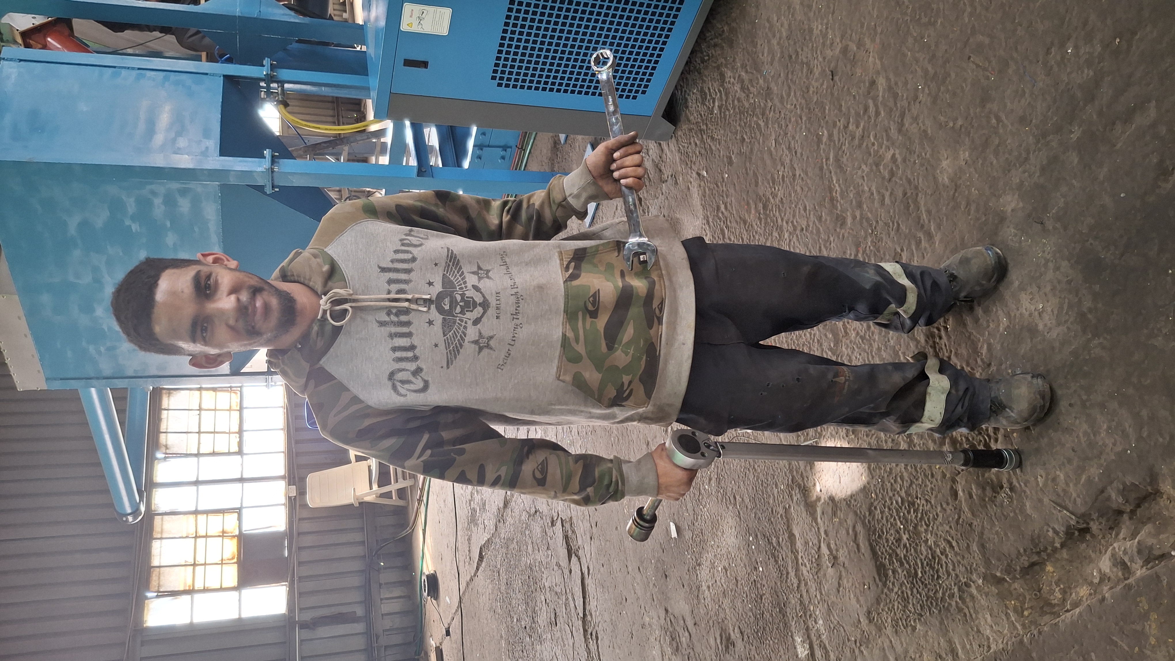 Portrait of Carlton Forbes, welder and steelwork specialist at ArcForge Designs